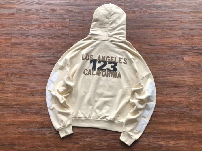 Essential 123 Logo Off White Hoodie