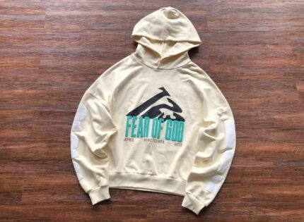 Essential 123 Logo Off White Hoodie