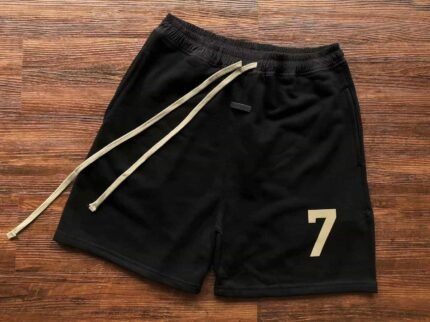 Essential Black 7Logo Short