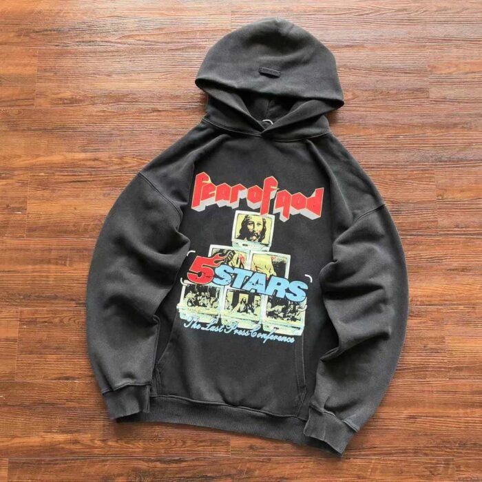 Essential Fear Of God 5Star Hoodie