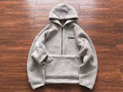 Essential Fog Fleece Grey Hoodie